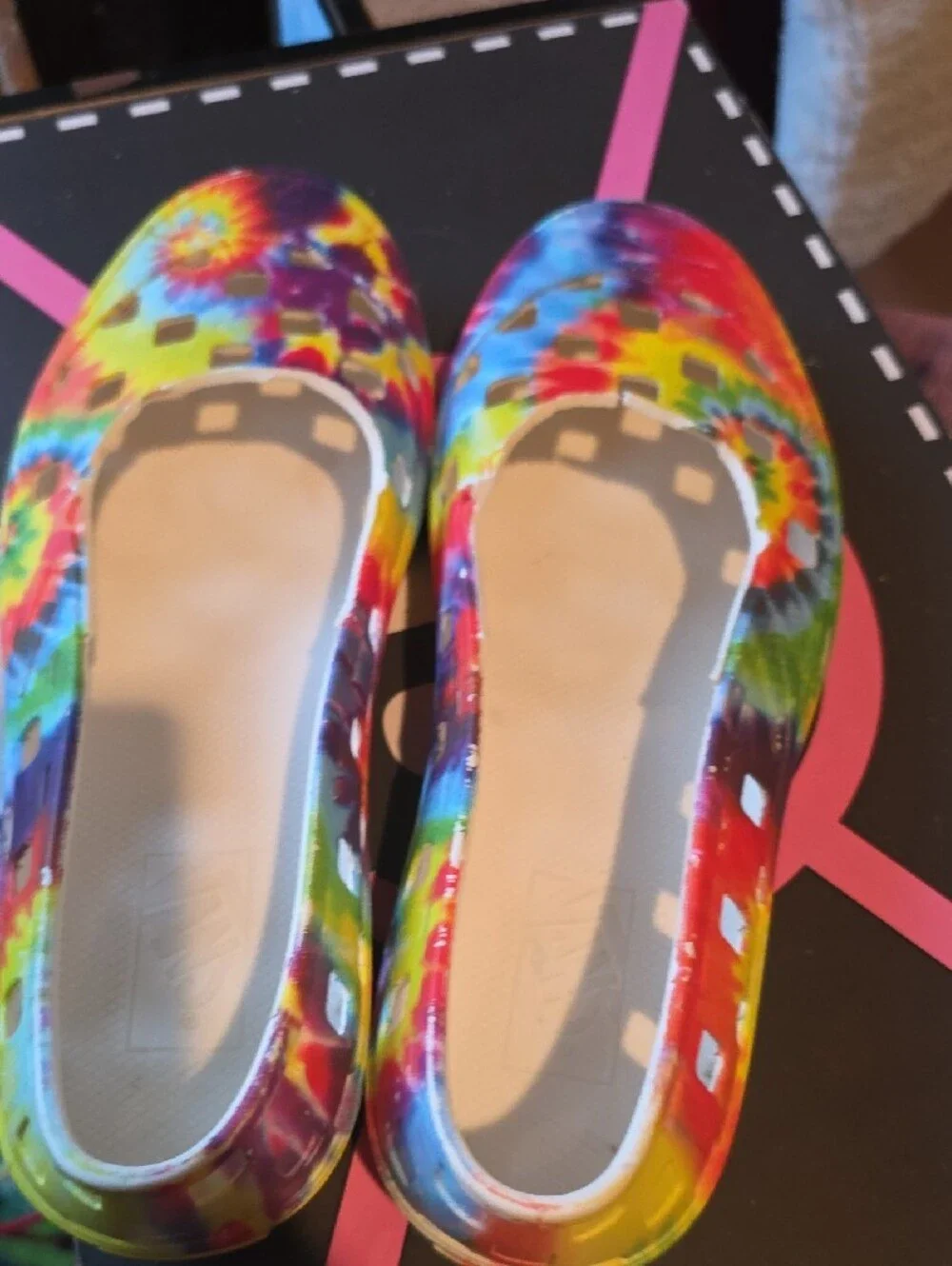 Vans Kids Tie-Dye Slip-On Water Shoes - Rainbow
